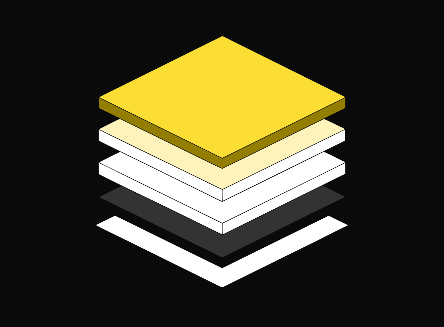 Isometric illustration of a layered safety management plan