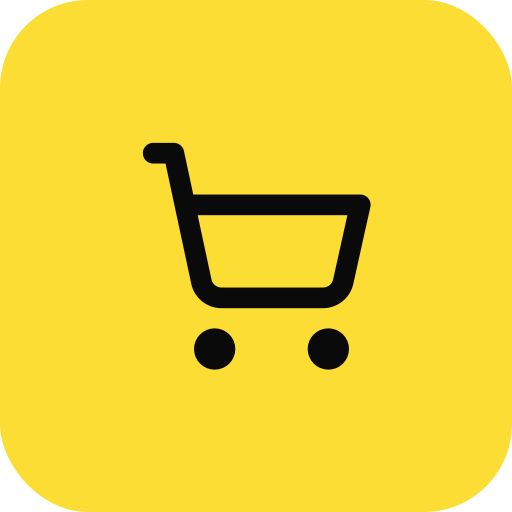 Shopping cart icon for step one, order